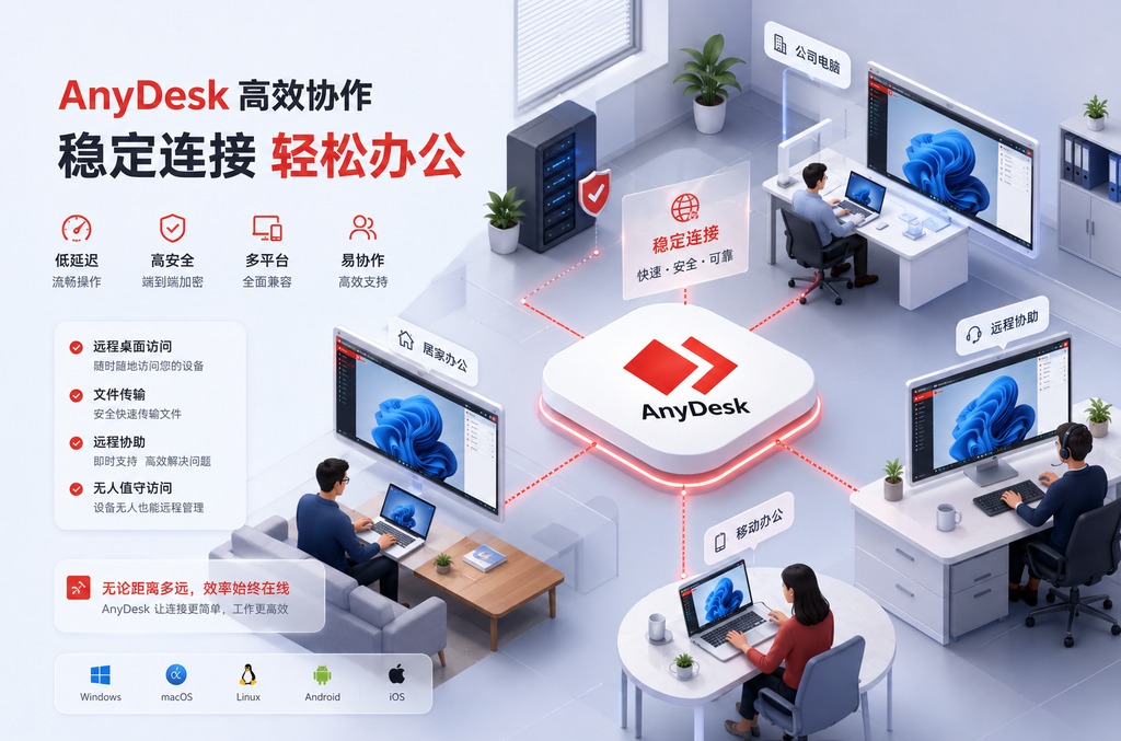AnyDesk美国节点延迟多少正常？全面解析与优化指南